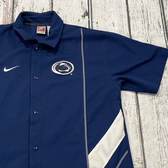 Penn State University Nittany Lion Nike NCAA Stitched Basketball Warmup Jersey - Picture 4 of 8